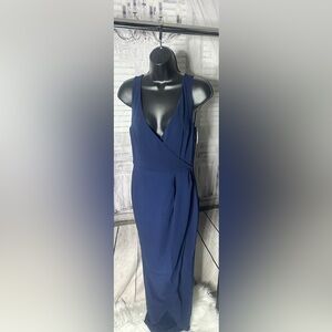 Navy blue so romantic dress